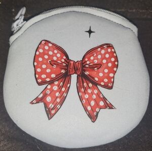 Polka Dot Bow Kids Coin Purse